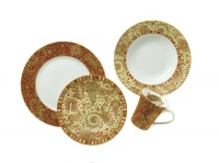 222 Fifth Maharana Dinnerware Set, Service for 4