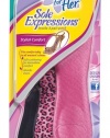 Dr Scholl's For Her Sole Expressions Insole, Women's 6-10, 3-Pair Packages (Pack of 2)