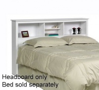 Prepac Monterey White Queen Storage Headboard