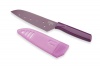 Kuhn Rikon Original Small Santoku Knife Colori 5-Inch Blade, Purple