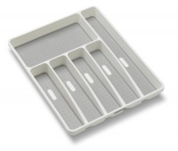 Madesmart 1-3/4 by 12.75 by 15.8-Inch Large Silverware Tray, White