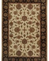 Safavieh Rugs Persian Court Collection PC123A-6R Ivory/Black 6' x 6' Round