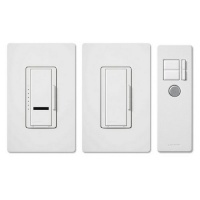 Lutron #MIR-603THW-WH White 3WY Dimmer/Remote