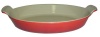 Le Creuset Heritage Enameled Cast-Iron 1-Quart Oval Au Gratin, Cherry