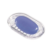 InterDesign Royal Round Soap Dish, Clear