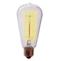 Bulbrite 134019 40W Nostalgic Edison Squirrel Cage-style Bulb