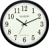 La Crosse Technology WT-3143A  14-Inch Atomic Wall Clock, Black