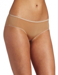 Calvin Klein Women's Naked Glamour Hipster Brief, Buff, Medium