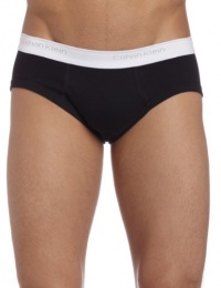 Calvin Klein Men's Underwear Low Rise Brief, Black, 32, 3-Pack