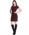 A textured fabric and shapely fit on this petite dress from Spense ensure a flattering look! Create a cozy outfit by pairing it with knee-high boots.