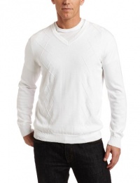 Perry Ellis Men's Argyle V-Neck Sweater