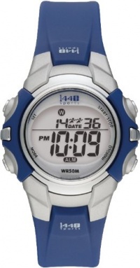 Timex Women's T5J131 1440 Sports Digital Blue Resin Strap Watch