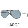 Persol Sunglasses - PO2393 / Frame: Matte Black Lens: Crystal Blue Photochromatic Polarized (60mm)