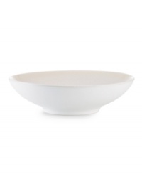 With clean lines in shades of white, the Kealia cereal bowl dishes out casual fare with modern elegance, plus all the convenience of dishwasher- and microwave-safe stoneware. From Noritake's collection of white dinnerware.