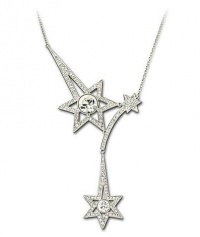 Swarovski Shooting Wish Star Clear Crystal Pave Pleasure Necklace