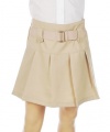 Nautica Belted Scooter Skirt (Sizes 7 - 16) - khaki, 14