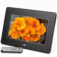 Micca M707z 7-Inch 800x480 High Resolution Digital Photo Frame With Auto On/Off Timer, MP3 and Video Player (Black)