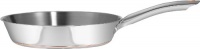 T-fal C7980764 Ultimate Oven Safe Stainless Steel Copper Bottom Mult-layer Base 12-Inch Fry Pan Dishwasher Safe Cookware, Silver