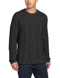 Calvin Klein Jeans Men's Crew Neck Cable Sweater