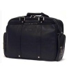 Kenneth Cole Reaction Business and Luggage 6-12 - 8-12 Expandable Double Gusset Full Grain Cowhide Leather Portfolio Computer Case - Black