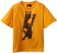 Quiksilver Boys 2-7 Joyride Kids Tee, Orange Peel, 5/Small