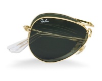 Ray Ban RB3479 Folding Aviator Sunglasses - 001 Arista (G-15XLT Lens) - 58mm