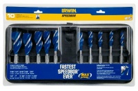 Irwin Tools 1801022 Speedbor Max Set with Storage Case, 10-Piece