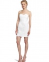 Rebecca Minkoff Women's M Bustier Strapless Dress, White, 4