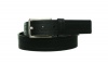 Calvin Klein Men's 35mm Black Stitched Pebble Leather Belt