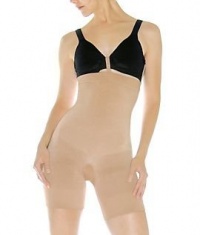 SPANX Slim Cognito Shaping Mid-Thigh Bodysuit 067 - Size: Small, Color: Nude