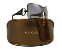 GUCCI 2831 GG 2831/S 20G 20GVK RUTHENIUM BLACK GRAY METAL GRAY GRADIENT LENS SUNGLASSES SHADES