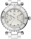 GUESS GC DIVER CHIC Diamond Dial White Ceramic