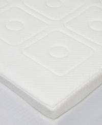 Experience the luxury of breathable, European-style ventilated memory foam. This Sensorpedic mattress topper relieves pressure points, reduced motion transfer as well as soothes tired joints while cradling your body in personalized comfort. Unlike other styles, this topper is less dependent on temperature to achieve its ideal functionality. Also features a quilted stain-resistant top layer and non-skid backing.