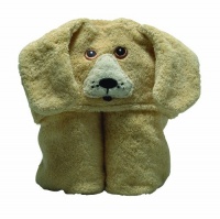 Pickles 27X54 Nummy Animals Hooded Towel, Yellow Lab