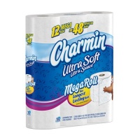 Charmin Ultra Soft Toilet Paper 12 Mega Rolls (Pack of 4) (Packaging May Vary)