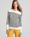 Channel nautical chic in this iconic looking Theory sweater rendered in soft cotton for year-round wear...everywhere.