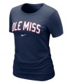 Keep your team pride on display with this NCAA Mississippi Rebels t-shirt from Nike.