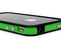 SANOXY Green and Black Premium Bumper Case for Apple iPhone 4 - AT&T