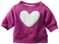 Roxy Kids Baby-girls Infant Free Heart Pullover, Wildflower, 24 Months