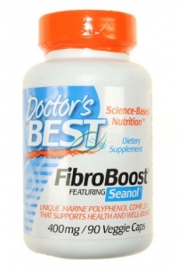 Doctor's Best Fibroboost Featuring Seanol (400mg), Vegetable Capsules, 90-Count