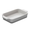 Le Creuset Classic Stoneware Rectangular Baking Dish, 1-3/4 quart: white