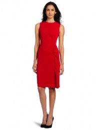 Calvin Klein Women's Side Ruffle Dress