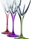 Fusion Crystal Multicolor Wine Set