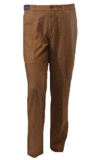 Polo Ralph Lauren Men's Linen Cotton Preston Pants-BROWN-40W X 30L