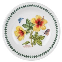 Portmeirion Exotic Botanic Garden Pasta Bowl with Hibiscus Motif