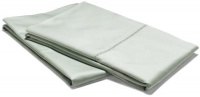 Pinzon Hemstitch 400-Thread-Count Egyptian Cotton Sateen King Pillowcase, Set of 2, Mint