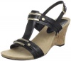 AK Anne Klein Women's Claw Wedge Sandal