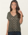 GUESS Stardust Top, JET BLACK MULTI (LARGE)