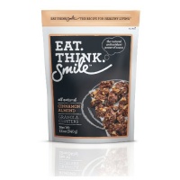 Eat. Think. Smile. Granola Clusters, Cinnamon Almond, 12-Ounce Pouches (Pack of 4)