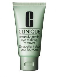 Naturally Gentle Eye Makeup Remover. Clinique's gentlest eye makeup remover ever. This rich, creamy lotion spreads evenly and quickly, while effectively removing all signs of makeup. As gentle to the eyes as tears. Appropriate for all skin types. 2.5 oz. 